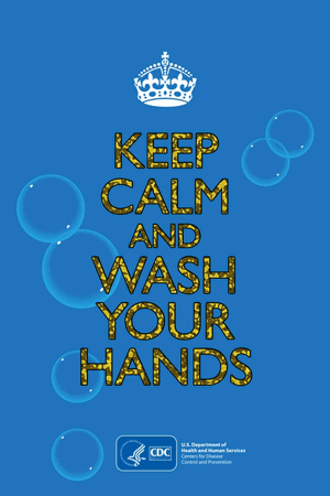 keep calm and wash your hands